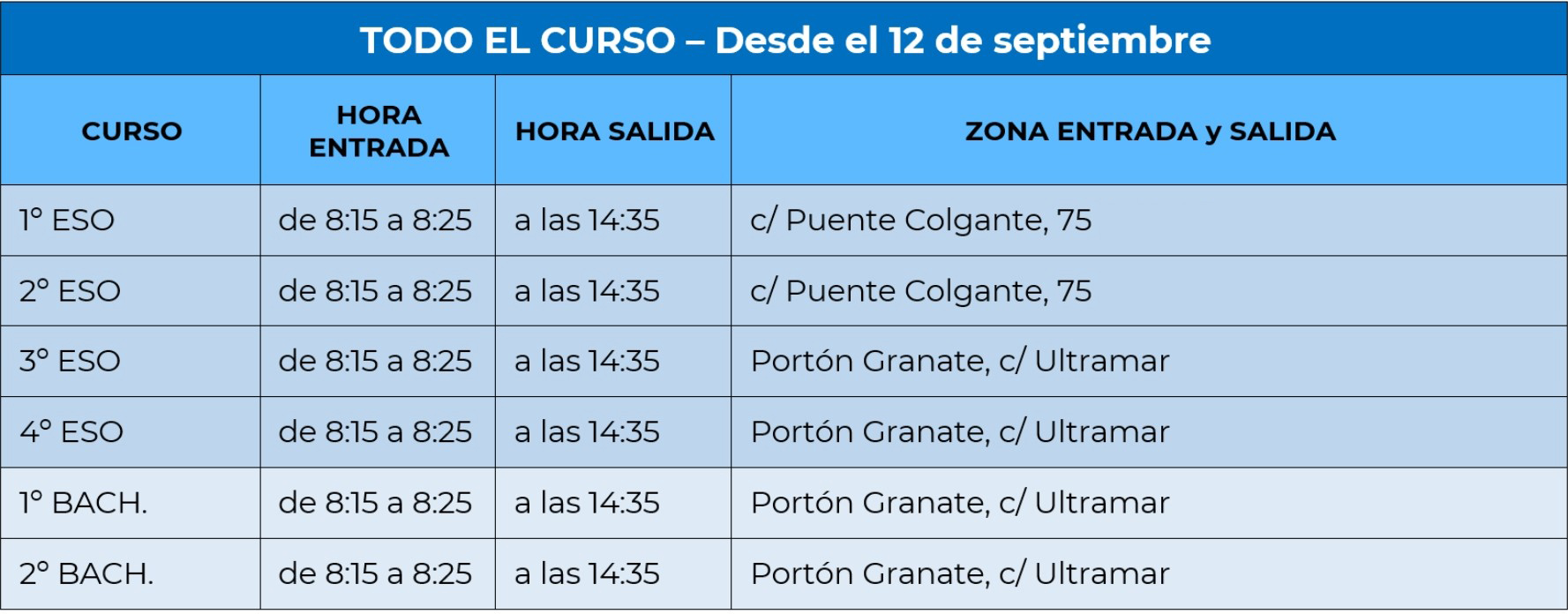 AgustinasVA-2024_Inicio-ESO-BACH_Horarios-2