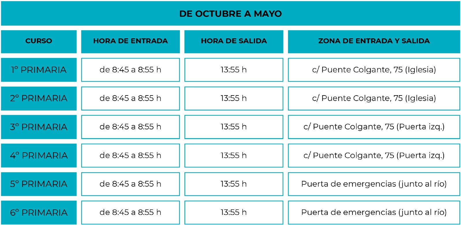 AgustinasVA-2026_Inicio-Curso_Horario-EP-Oct